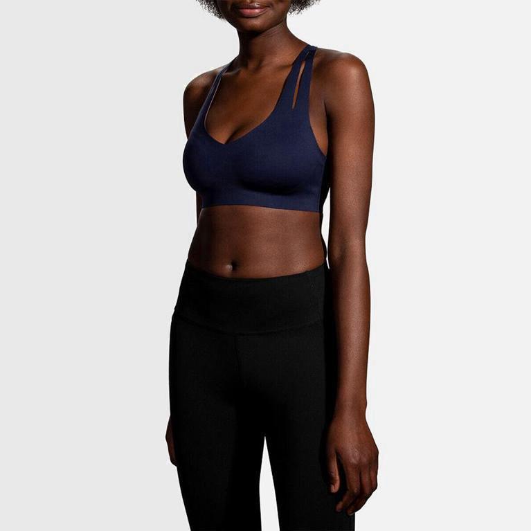 Brooks Dare Strappy Run Run Bra Dam 702691-ZHX Blå